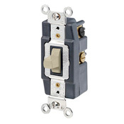 1282-I Center OFF AC Quiet Toggle Switch, 120/277 V AC, 15 A, 1/2, 2 hp Power Rating, SPDT Contact