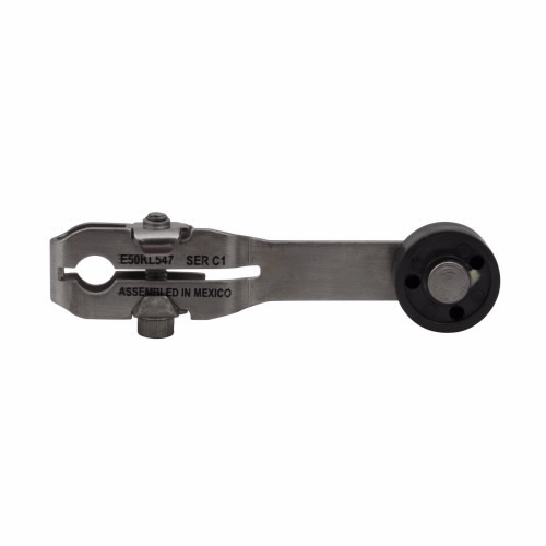 E50KL547 Standard Roller Heavy Duty Plug-In Limit Switch Operator, 2-1/2 in L, Nylatron Roller, Stainless Steel Arm
