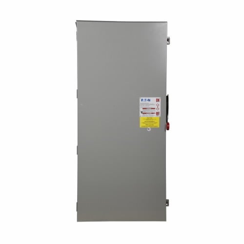 DH327FRK K Series Heavy Duty Fusible Rainproof Single Throw Safety Switch, 240 V AC, 800 A, 100 hp, 250 hp, 3PST Contact, 3 Poles