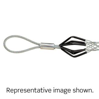 L8500 Junior Duty Single Weave Standard Wire Mesh Pulling Grip, 0.25 to 0.36 in Dia, 5 in L Mesh, 340 lb, Galvanized Steel