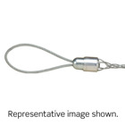 Flexible/Swivel Eye, Closed Mesh Multi Weave, Light Duty, Pulling Wire Mesh Grip, .100 to .200 Cable Diameter, Standard Length