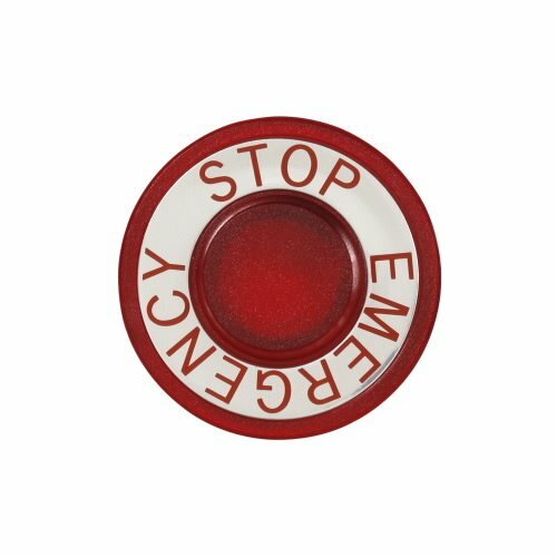 E22AF2N8 Heavy Duty Oiltight/Watertight Push-Pull Cap, 2 in L x 2 in W x 1 in H, NEMA 1/2/3/3R/4/4X/12/13/IP65, EMERGENCY STOP, Plastic