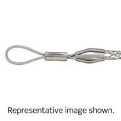 L8524 Light Duty Medium Length Single Weave Wire Mesh Pulling Grip, 0.62 to 0.74 in Dia, 16 in L Mesh, 820 lb, Galvanized Steel