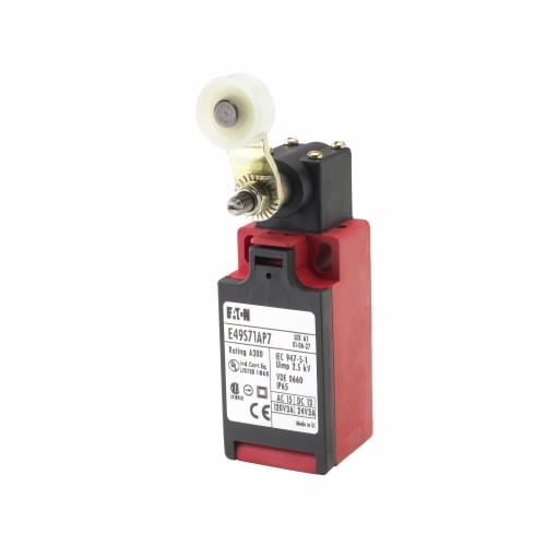 E49S71AP7 Assembled Miniature Limit Switch, 240 V AC/30 V DC, 1.5/10 A, Side Rotary Actuator, 1NO-1NC Contact