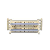 41AB6-1F4 eXtreme 110-Style Wiring Block With Legs, Cross Connect Block, 26 to 22 AWG Wire, 96 Pair Count, CAT 6, White
