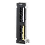 5G596-U89 GigaMax Flat Patch Block, 12 Ports, CAT 5e, 26 to 22 AWG Terminal, Plastic/Steel