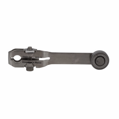 E50KL554 Standard Ball Bearing Roller Heavy Duty Plug-In Limit Switch Operator, 3 in L, Stainless Steel Roller, Stainless Steel Arm