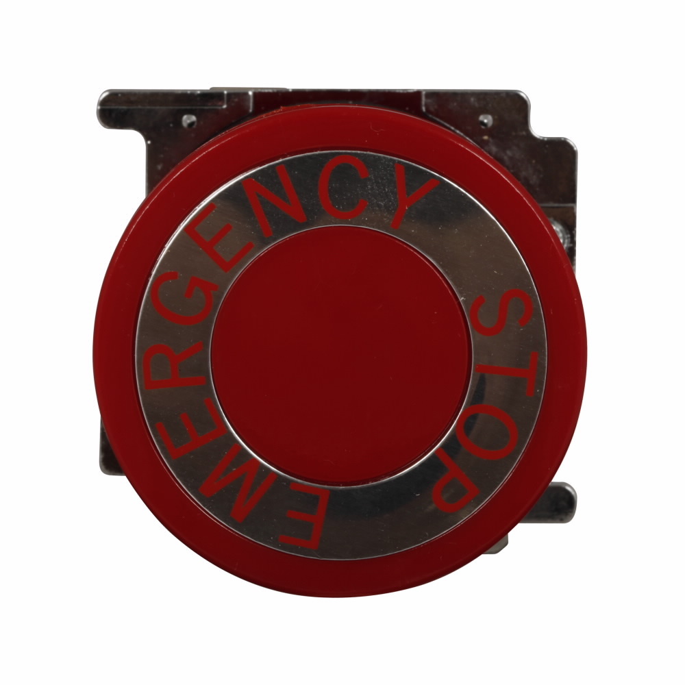 10250T5B63-1X Assembled Heavy Duty Non-Illuminated Push-Pull Unit, 40 mm, 1NO-1NC Contact, Slow Make/Slow Break Contact, Red