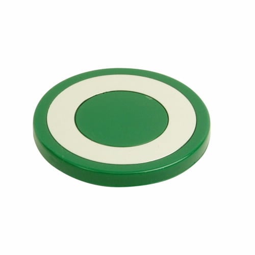 10250TB61 Blank Heavy Duty Oiltight/Watertight Operator Button, 40 mm, NEMA 1/2/3/3R/4/4X/12/13/IP65 NEMA Rating, Round Shape, Die-Cast Zinc/Plastic
