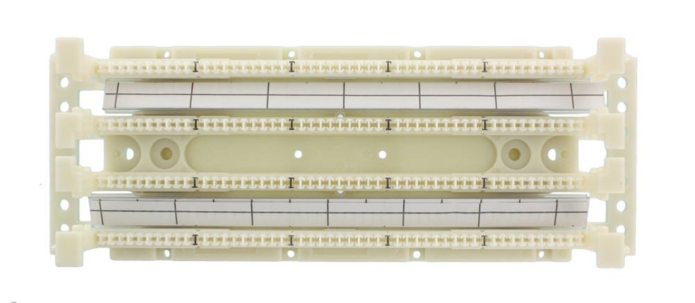 41AW2-100 GigaMax 110-Style Wall Mount Wiring Block Kit With Legs, Cross Connect Block, 100 Pair Count, Cat 5e, Ivory