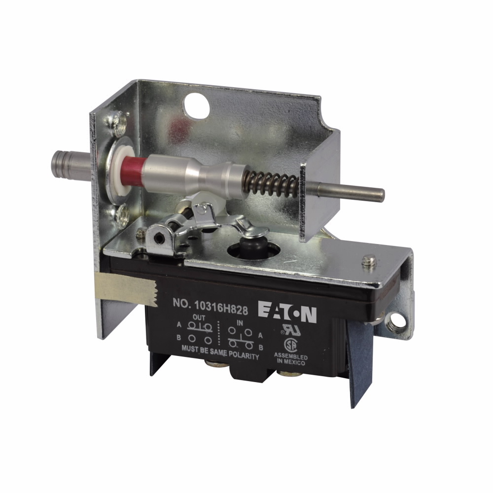 10316H1028 Type PS Precision Door Interlock Limit Switch, 240 V AC/DC, 40 A, Plunger Actuator, 1CO SPDT Contact, 1 Poles