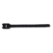 43108-8 Tie Wrap, 8 in L x 1/2 in W, Hook and Loop, Black