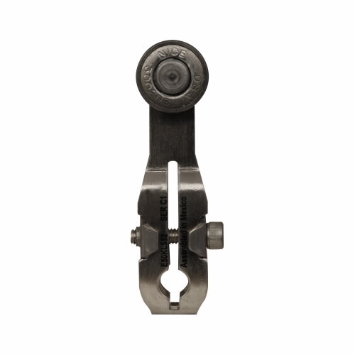 E50KL552 Standard Ball Bearing Roller Heavy Duty Plug-In Limit Switch Operator, 2 in L, Stainless Steel Roller, Stainless Steel Arm