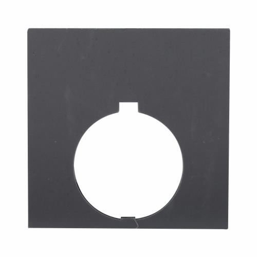 10250TLP76 Blank Jumbo Legend Plate, 0.1 in H x 2.1 in W, Square Plate, Plastic, Silver/White Field