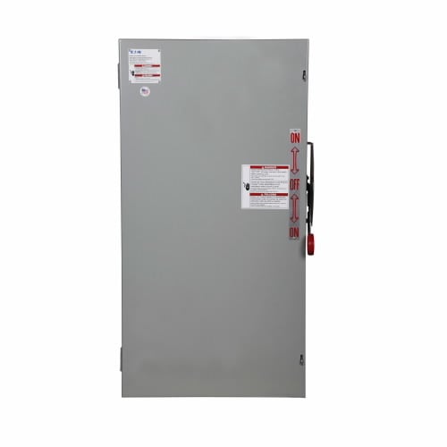 DT224UGK K Series Heavy Duty Non-Fusible Safety Switch, 240 V AC/250 V DC, 200 A, 15 hp, 2 Form C DPDT Contact, 2 Poles