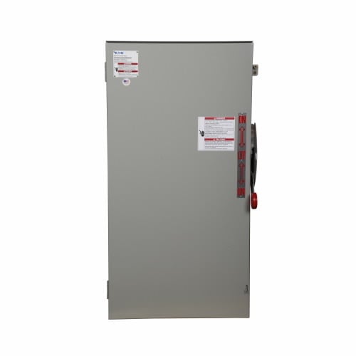 DT264URK K Series Heavy Duty Non-Fusible Safety Switch, 600 V AC/250 V DC, 200 A, 2 Form C DPDT Contact, 2 Poles