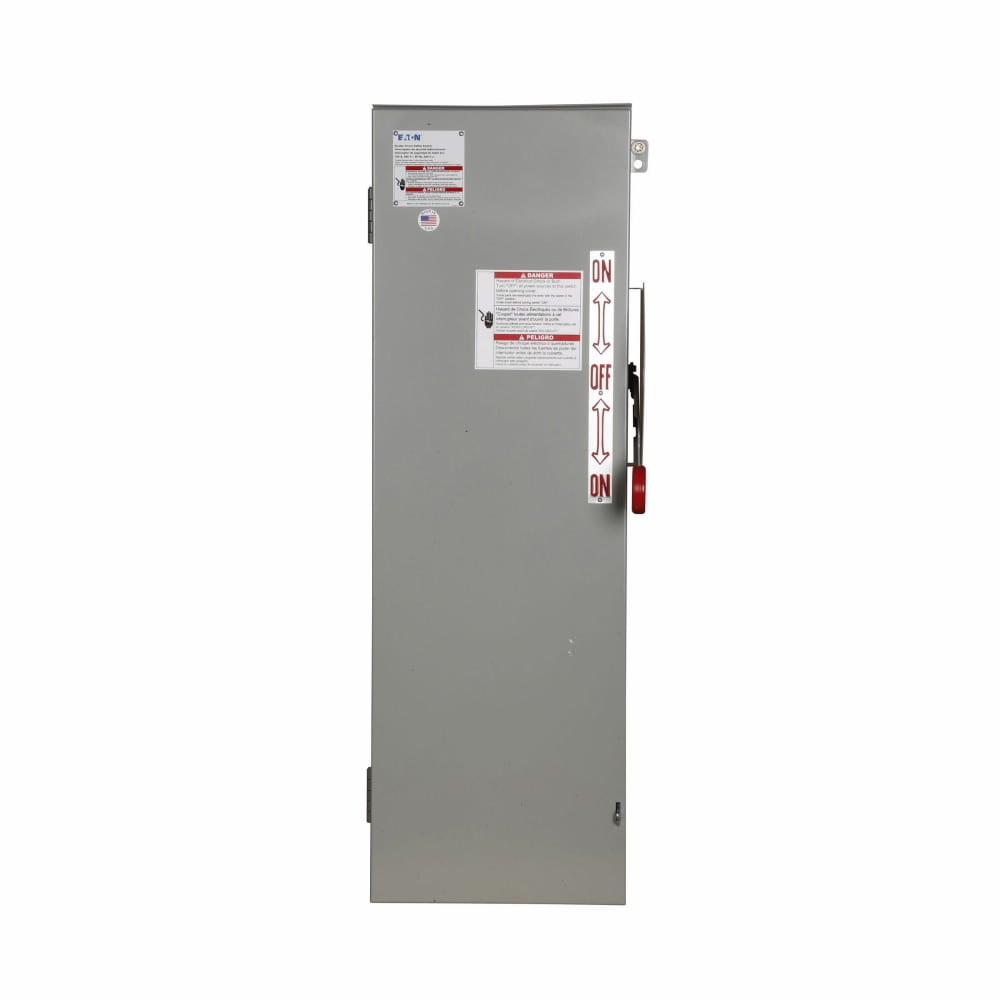 DT461URK K Series Heavy Duty Non-Fusible Rainproof Safety Switch, 600 V AC/250 V DC, 30 A, 4 Form C 4PDT Contact, 4 Poles