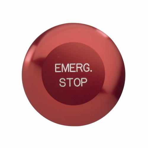 10250T33 Heavy Duty Oil/Watertight Standard Non-Illuminated Pushbutton, 65 mm, 1NO-1NC Contact, Red