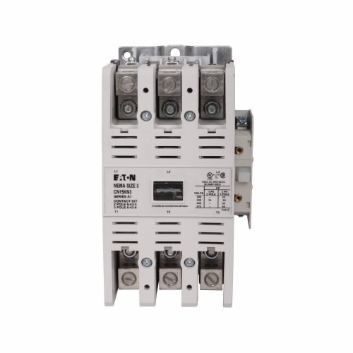 CN15KN3C Freedom 3-Phase K-Frame Non-Reversing NEMA Contactor With Steel Mounting Plate, 440/480 V AC V Coil, 90 A, 1NO Contact, 3 Poles