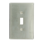 84101 Oversized Wall Plate, 1 Gangs, 3-1/2 in W x 5-1/4 in H, 430 Stainless Steel