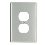 84103 Oversized Wall Plate, 1 Gangs, 3-1/2 in W x 5-1/4 in H, 430 Stainless Steel