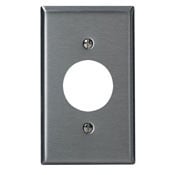 84104-40 Oversized Wall Plate, 1 Gangs, 3-1/2 in W x 5-1/4 in H, 302 Stainless Steel