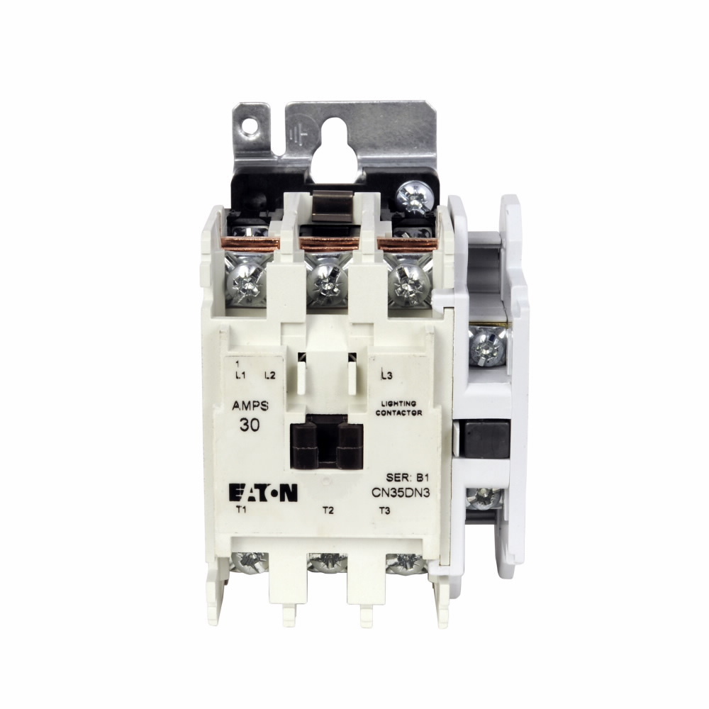 CN35DN6AB CN35 Electrically Held Lighting Contactor, 277 V AC Coil, 1NO Contact, 6 Poles