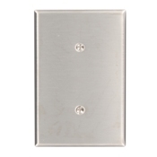 84119-40 Oversized Blank Wall Plate, 1 Gangs, 3-1/2 in W x 5-1/4 in H, 302 Stainless Steel
