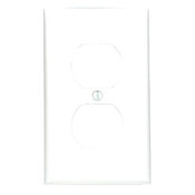 80703-R Standard Size Traditional Wall Plate, 1 Gangs, 2-3/4 in W x 4-1/2 in H, Thermoplastic, Red