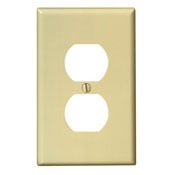 PJ8-BU Midway Size Wall Plate, 1 Gangs, 3-1/8 in W x 4-7/8 in H, Thermoplastic, Blue