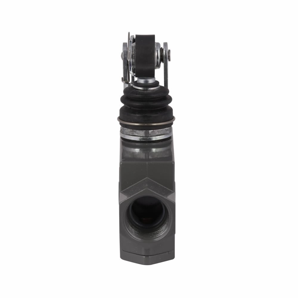 E47BLS33 Enclosed Precision Limit Switch, 250 V AC/30 V DC, 6/15 A, Booted Roller Lever Actuator, 1 Form C SPDT Contact, 1 Poles