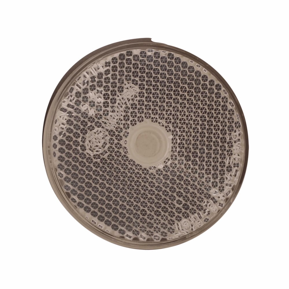 6200A-6502 Photoelectric Sensor Retroreflector, 2.18 in Dia x 2.18 in L x 2.18 in W x 0.3 in H, Adhesive Mount