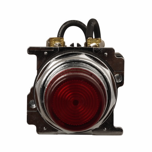 10250T74NR Heavy Duty Oil/Watertight PresTest Actuator Indicating Light With Thread Impression, 120 V AC