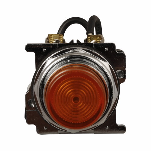 10250T74NA Heavy Duty Oil/Watertight PresTest Actuator Indicating Light With Thread Impression, 120 V AC