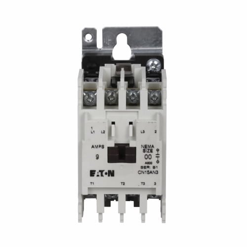 CN15AN3TB Freedom 1/3-Phase Non-Reversing NEMA Contactor, 24 V AC V Coil, 9 A, 1NO Contact, 3 Poles