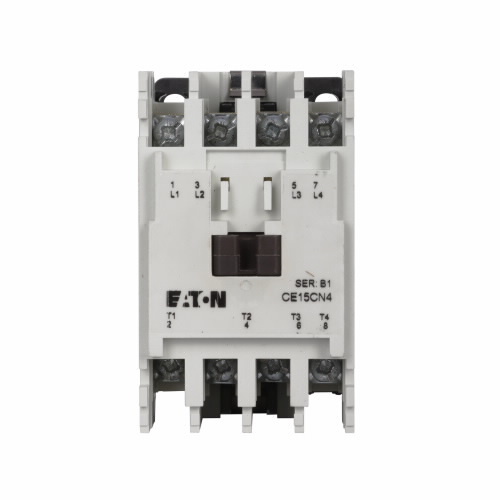 CE15AN4AB Freedom A-Frame Non-Reversing IEC Contactor With Steel Mounting Plate, 110 V AC at 50 Hz, 120 V AC at 60 Hz V Coil, 7 A, 1NO Contact, 4 Poles