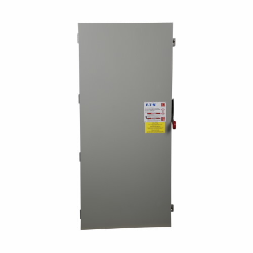 DH367NGK Heavy Duty Fusible Single Throw Safety Switch With Neutral, 600 V AC, 800 A, 500 hp, 3PST Contact, 3 Poles