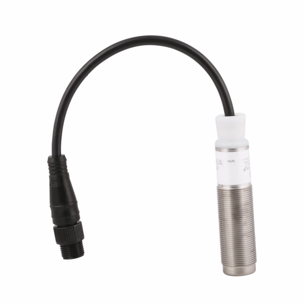E58-18DP100-EL 2-Wire Harsh Duty Photoelectric Sensor, Tubular Shape, 4 in, Visible Red Sensing Beam, 35 ms Response, DMOS/Bi-Polar Output