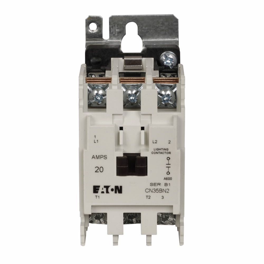 CN35BN2AB CN35 Electrically Held Lighting Contactor, 110/120 V AC Coil, 1NO Contact, 2 Poles
