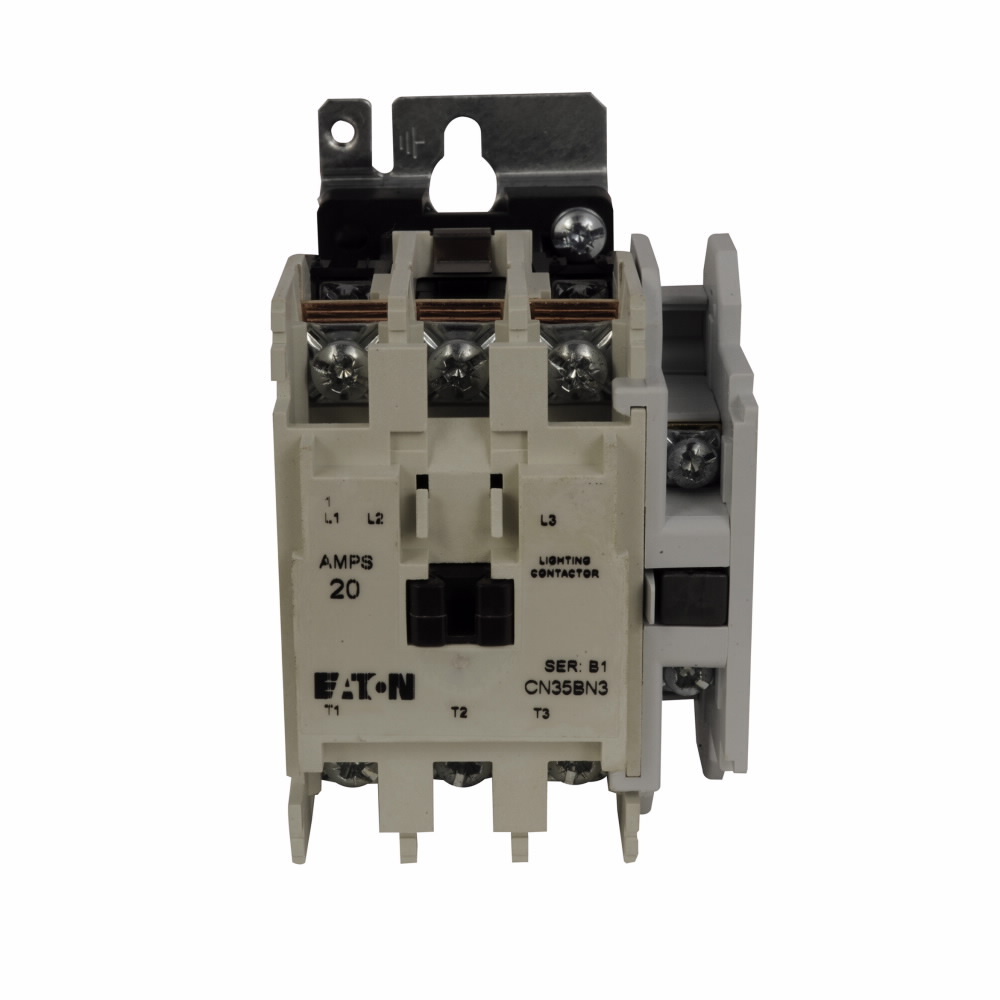 CN35BN3BB CN35 Electrically Held Lighting Contactor, 220/240 V AC Coil, 1NO Contact, 3 Poles