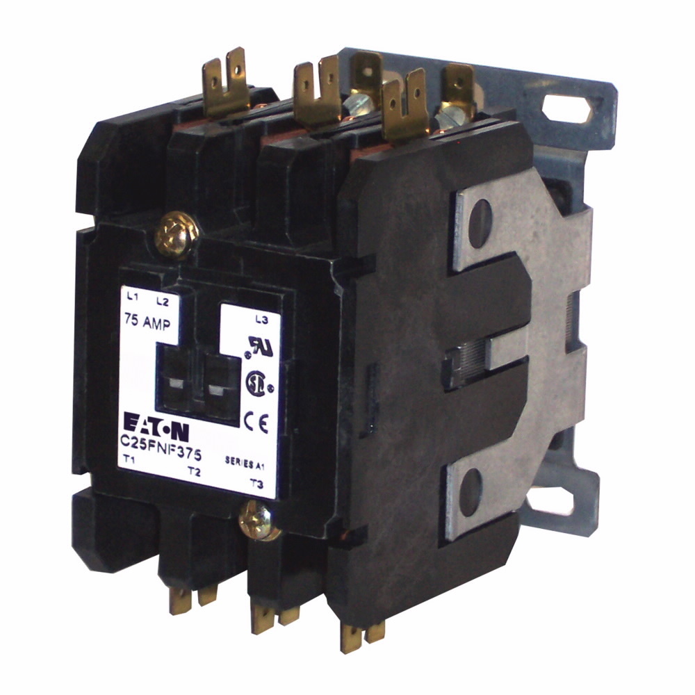 C25GNF290A Non-Reversing Definite Purpose AC Contactor, 110 to 120 V AC V Coil, 90 A, 2 Poles