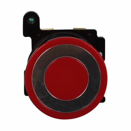 E34GDBC2N8-3 Assembled Corrosion-Resistant Oil/Watertight Non-Illuminated Push/Pull Unit, 40 mm, 2NC Contact, Red