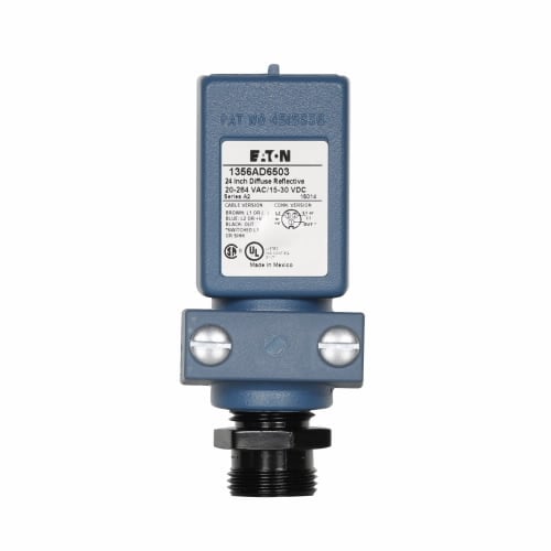1356AD6503 55 Series Fully Potted Photoelectric Sensor, Rectangle Shape, 24 in, Infrared Sensing Beam, 10 ms Response, NPN/VMOS Output