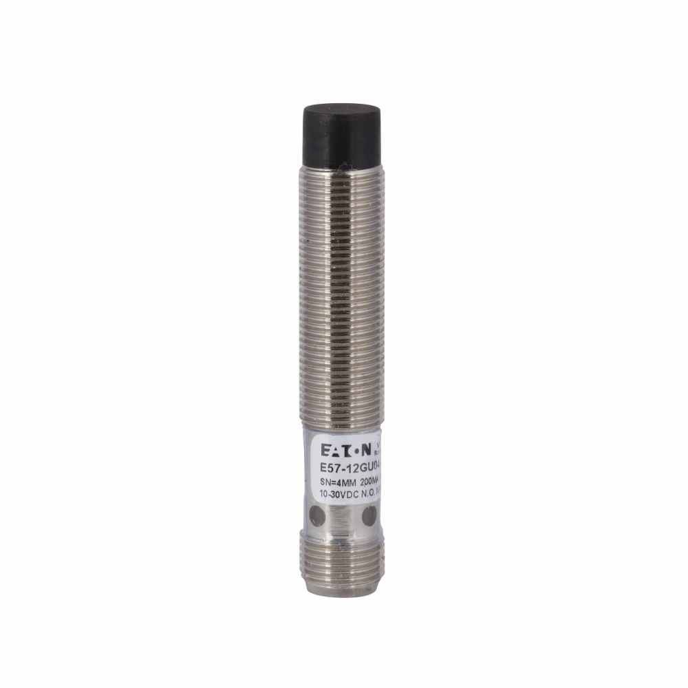 E57-12GU04-C E57 Global Tubular Unshielded Proximity Sensor, Inductive, NPN Open Collector Output, 1NO Contact, 10 to 30 V DC