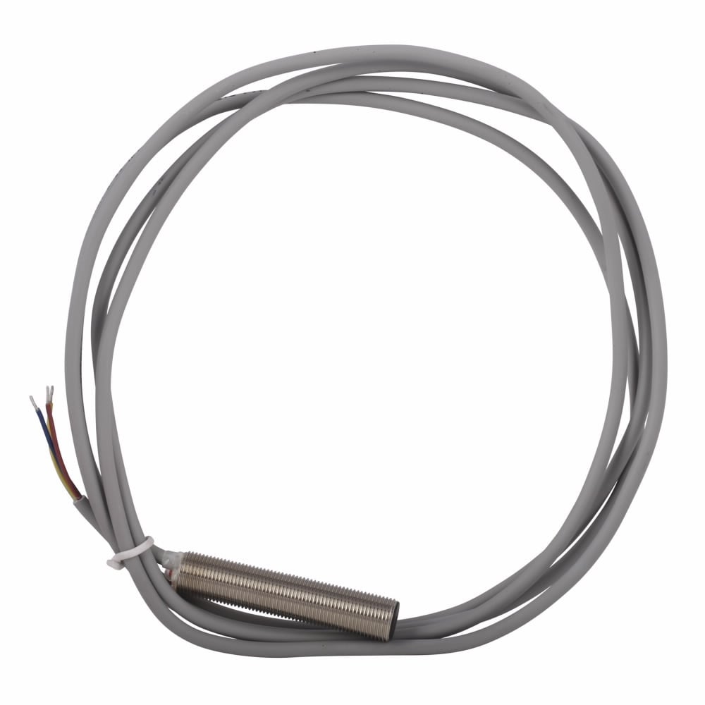 E57-12GS02-A Global Shielded Straight Tubular Proximity Sensor, Inductive, 1NO Contact, 20 to 250 V AC, 25 Hz Switching Speed