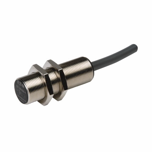 E57-18GS05-A Global 2-Wire Shielded Proximity Sensor, Inductive, 1NO Contact, 20 to 250 V AC, 25 Hz Switching Speed
