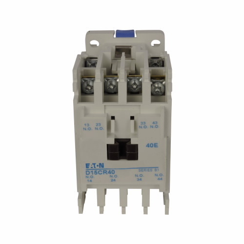 D15CR40AB Freedom Fixed Contact Multi-Pole AC Control Relay, 10 A, 4NO 4 Form A Contact, 110/120 V AC V Coil