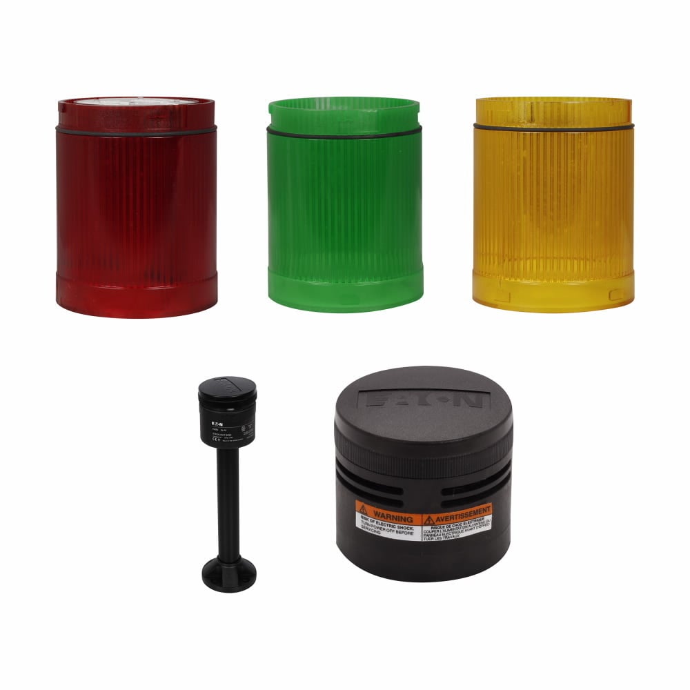 E26BX9V2 E26 Stack Light Module, 24 V AC/DC, Xenon Lamp, 2.56 in Dia, Base Mount, Amber
