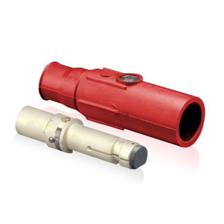 22L22-R 22 Series 1-Pole Ball Nose Cam Type In-Line Latching Male Connector, 600 VAC, 690 A, 350 to 500 kcmil Wire, Crimped Connection