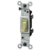 1451-2I Grounding Toggle Switch, 120 V AC, 15 A, 1/2, 2 hp Power Rating
